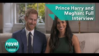 Prince Harry and Meghan Markle Engagement Full Interview [upl. by Ateekal]