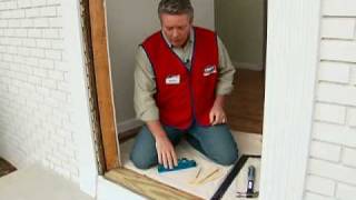 How to Install A PreHung Exterior Door [upl. by Janean]