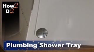 Shower tray installationHow to install and seal bathroom shower tray [upl. by Marsiella]