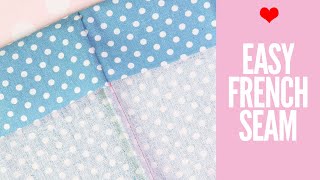 How to Sew a French Seam  EASY [upl. by Geilich]