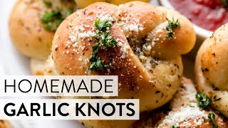 Homemade Garlic Knots  Sallys Baking Recipes [upl. by Sobmalarah]