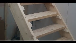 How to build Stairs Easy steps DIY staircase [upl. by Chan]