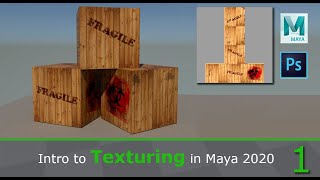 Intro to Texturing in Maya 2020 12 [upl. by Akinit811]