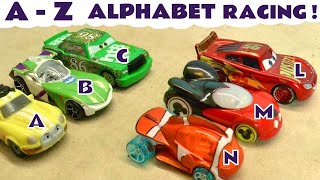 Toy Cars For Kids AZ Alphabet Car Competitions [upl. by Kuo]