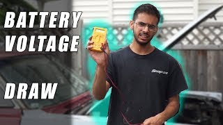 HOW TO Find BATTERY DRAIN on your CAR [upl. by Eggett]