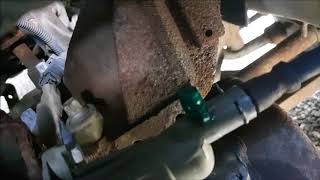 Fiat ducato 28 JTD clutch bleeding procedure fixed bleed nipple [upl. by Alejna]