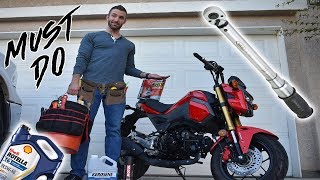 Bought a Used Grom 5 Must Dos Before You Ride [upl. by Rebah]