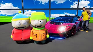 Stealing Cars from South Park in GTA 5 [upl. by Akli]