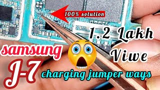 samsung j7 charging jumper ways 100 solution mobileengineer [upl. by Eehsar356]