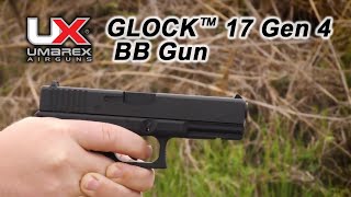 GLOCK 17 Gen 4 BB Gun CO2 Powered Features Video  Umarex Airguns [upl. by Randal]